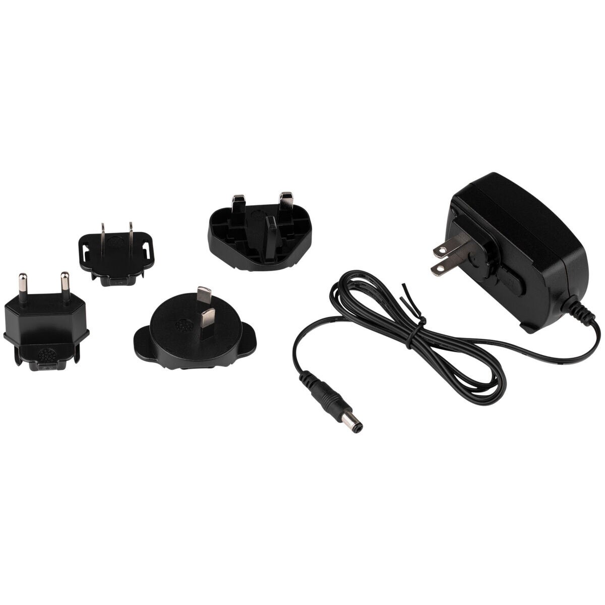 9V 1.1A DC Power Supply AC Adapter with Five Interchangeable